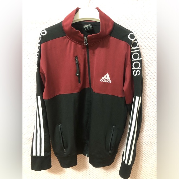 RED adidas tracksuit , Very comfortable , good quality, in a great shape - Picture 2 of 4